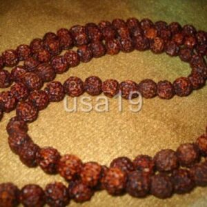 One Faced Ek Mukhi Rudraksha Mala Rosary 108+1 beads Ceylon
