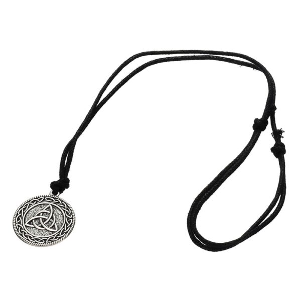 Silver triquetra pendant wiccan necklaces - Image 3