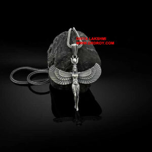 Sterling Silver Egyptian Winged Goddess Isis Pendant