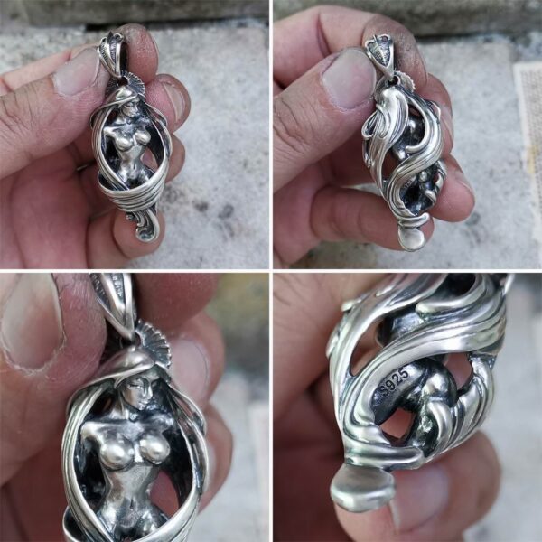 Sterling Silver Angel Pendant - Image 4