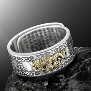 Pixiu Ring Good Luck Wealth Lucky Ring Jewelry
