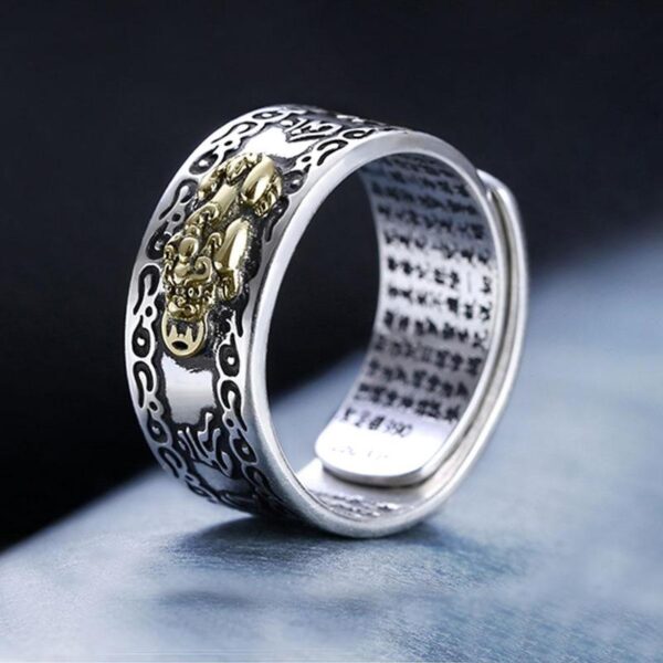 Pixiu Ring Good Luck Wealth Lucky Ring Jewelry - Image 3