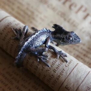 Lizard Silver Mens Ring Rock Rings Animal Rings