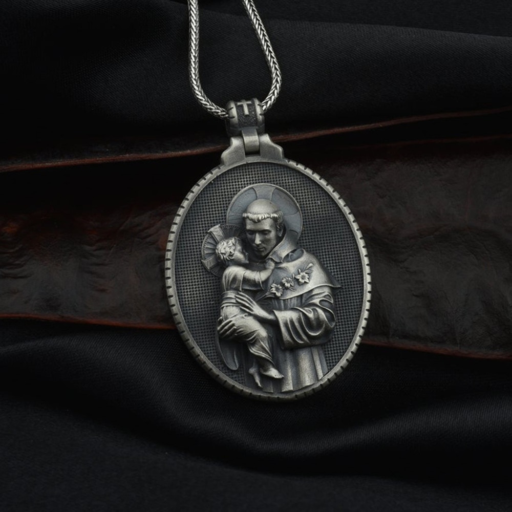 Saint Anthony Men’s Pendant Necklace For Women Jewellery