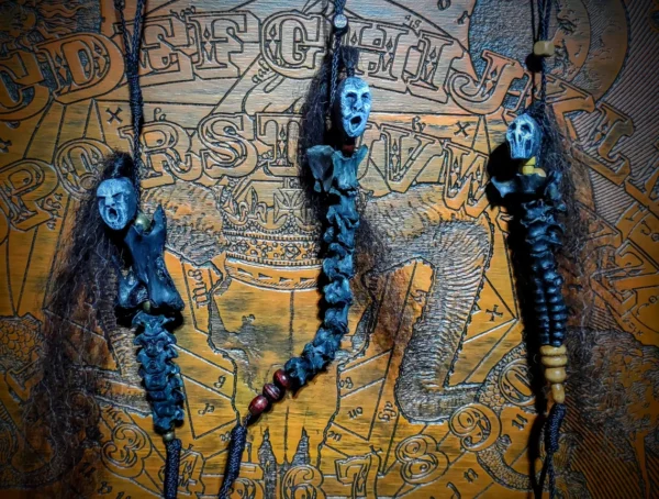 Voodoo Poppet with Snake Bone – For Manifestation, Protection & Occult Power - Image 3