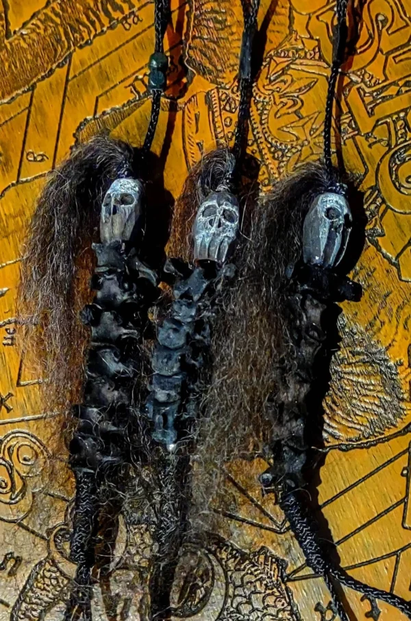 Voodoo Poppet with Snake Bone