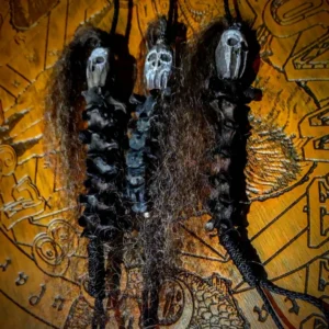 Voodoo Poppet with Snake Bone – For Manifestation, Protection & Occult Power