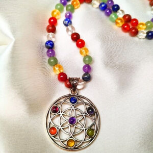 Seven chakra pendant