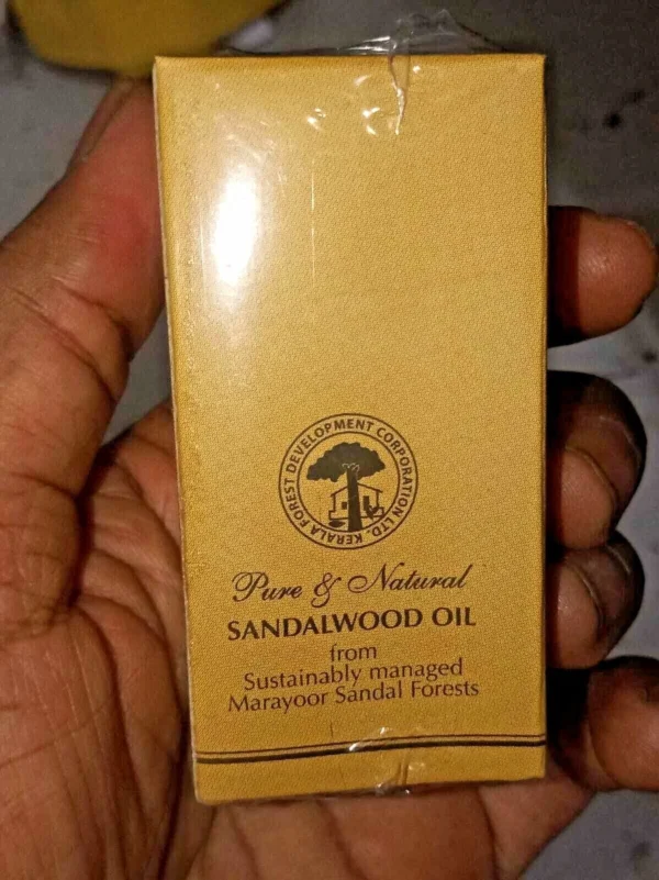 Sandalwood Oil Original Pure Natural Marayoor Forest Real Chandan Oil 5ml