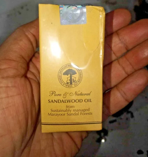 Sandalwood Oil Original Pure Natural Marayoor Forest Real Chandan Oil 5ml