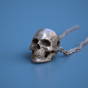 Bhairava Tantra Skull pendant