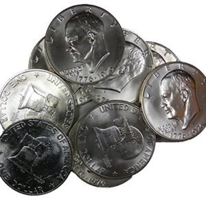 1976-S Eisenhower Silver Dollar Coin – 40% Silver, Mint State