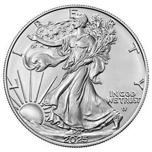 2025 American Silver Eagle – 1 oz .999 Fine Silver $1 US Legal Tender | Mint State | Certificate of Authenticity Included