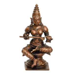 Handmade Copper Annapurna Devi Idol statue