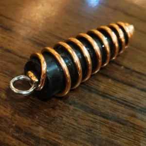 Angel Aura Star Black Lemurian Orgone Pendant – Energy Healing & Protection Talisman