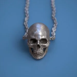 Bhairav Tantra Skull Pendant — Spiritual Protection Talisman for Power, Energy & Divine Shielding